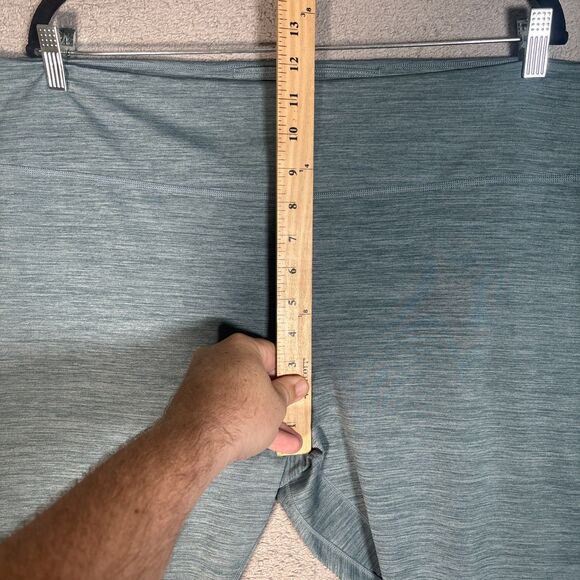 Nike Leggings Women’s Size 3X Dri Fit Heather Blue Ankle Yoga Compression - Picture 6 of 13